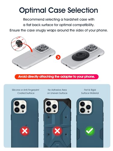sincetop Bike/Motorcycle Phone Mount - Series Q [ Quad ] - Bicycle Handlebar Aluminum Cell Phone Holder - Quick Lock & Release - Compatible with Moto/Mountain/Road/Electric Bikes, and Scooters - size: SE - Standard, style: [SE] Handlebar Mount - Series Q