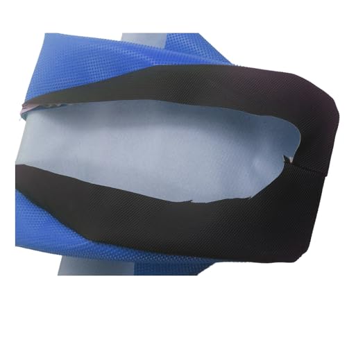 Motorcycle Universal Seat Cover non-slip thick 3D particles suitable Rubber Striped Grip Gripper Soft For CRF WR WRF RMZ YZF SXF EXC EXC XC SX CR KLX 250 Dirt Pit Bike Motocross (Orange) (Blue) - color: New Blue