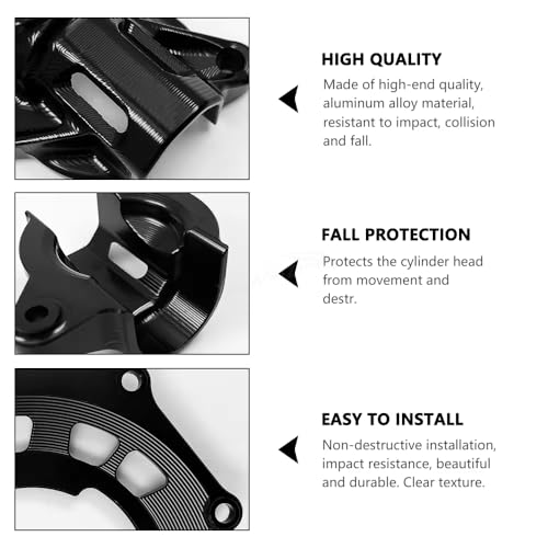 For 2025 GSX8R GSX-8R 2024 2023 Motorcycle CNC Parts Left Right Engine Stator Protective Cover Guard Protectors Frame Slider gsx8r (Black)