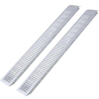 Loading Ramps, 960lbs Capacity Loading Ramps for Pickup Trucks, Steel Motorcycle Ramp, Dirt Bike Ramp for Truck, Lawn Mower, Snowblower, ATV, Quad, Pack of 2 (74" L) - size: 74" L