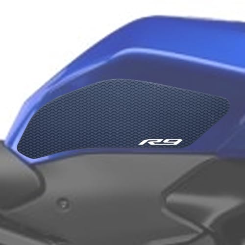 2025 New For YAMAHA YZF-R9 YZF R9 2026 Side Fuel Tank pad Tank Pads Protector Stickers Knee Grip Traction Pad （black）