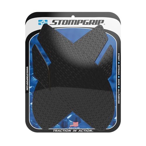 Triumph Daytona 675 / Street Triple R/RS/S Tank Grips by Stompgrip (0078) - color: Black