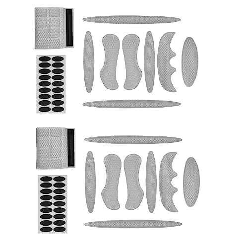 JHFGJGH 2 Set Cycle Helmet Pads, Universal Foam Pads for Motorcycle Bike Cycling Helmet (Grey) - color: Grey