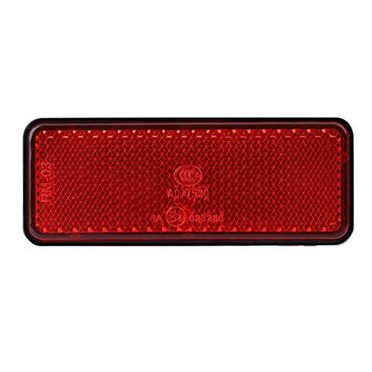 Motorcycle Tail Light, Universal Rec Reflectors Motorcycle Scooter Moped LED Tail Brake Light Stop Indicator Lamp(Red)