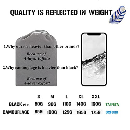 Joy Walker Waterproof Backpack Rain Cover, 12000mm Ultra-Waterproof, Upgraded Ultra-Strong Multilayers, Antislip Buckle Strap - color: Camouflage, size: XL (for 50-70L backpack)