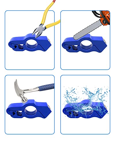 Lock Motorcycle, Heavy Duty Anti Theft Adjustable Bike Handlebar Lock with 2 Keys Protect Your Motorcycle Street ATV, Blue - color: Blue