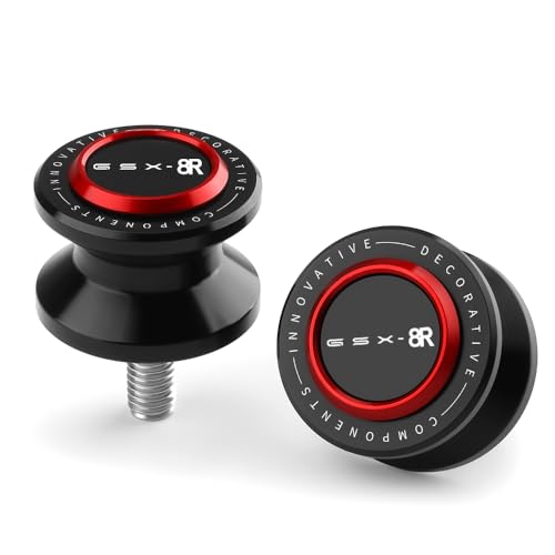 Motorcycle Swingarm Spools Slider Compatible With S.uzuki GSX-8R 2024 2025 | Swing Arm Stand Screws Bobbins GSX8R GSX 8R Accessories (red) - color: red