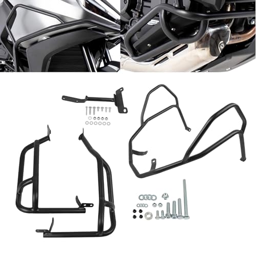 Highway Crash Bar Frame Falling Protector Bars Replacement for Honda NT1100 NT1100 DCT NT1100 ES 2025 2026 Motorcycle Steel Engine Guard Bumper (Upper and Lower)