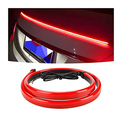 Car LED Brake LED Strip Light, 35inch 144LED DC12V High Mount Stop Brake Light Bar, Rear Window Warning Signal Light for Vehicles Trucks Cars