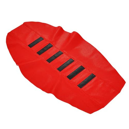 Ebike Seat Cover for Yozma In 10 Electric Dirt Pit Bike Non-Slip Soft Cushion Red - color: red background black stripes