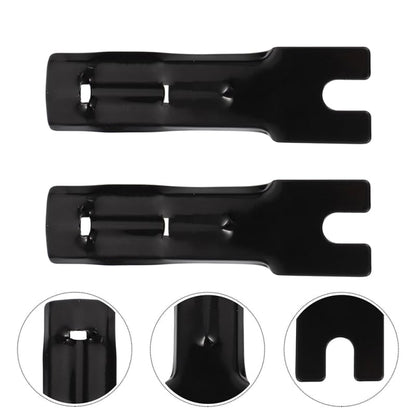 Toddmomy Safety Flag Pole Brackets 2-Pack Triangular Bike Flag Mounting Brackets Compact Durable Outdoor Riding Accessory for Bicycle Motorcycle