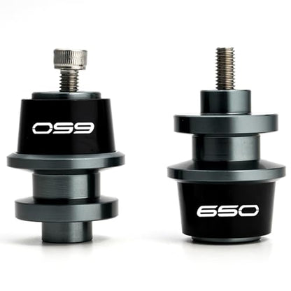 Compatible with 2025 Ninja 650 KRT Ninja650 Z650 RS Z 650 Versys 650 2015-2021 2022 2023 2024 2025 CNC Motorcycle Swingarm Spool Slider Stand Screws (Grey) - color: Grey