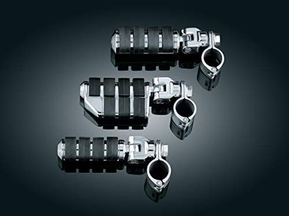 Kuryakyn 8032 Motorcycle Foot Control Component: Small ISO Pegs with Mounts and Magnum Quick Clamps for 1-1/4" Engine Guards or Tubing, Chrome, 1 Pair - size: Small
