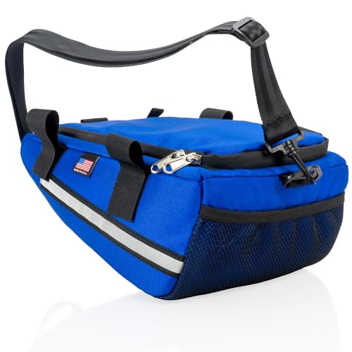Chase Harper USA - Ruckus 5000LS Under The Seat Bag for Lowered Frames - Compatible with All Ruckus Models With Lowered Frames - Water and Tear-Resistant Ballistic Nylon – Blue - color: Blue, size: Low Frame Fit, style: Bag Only