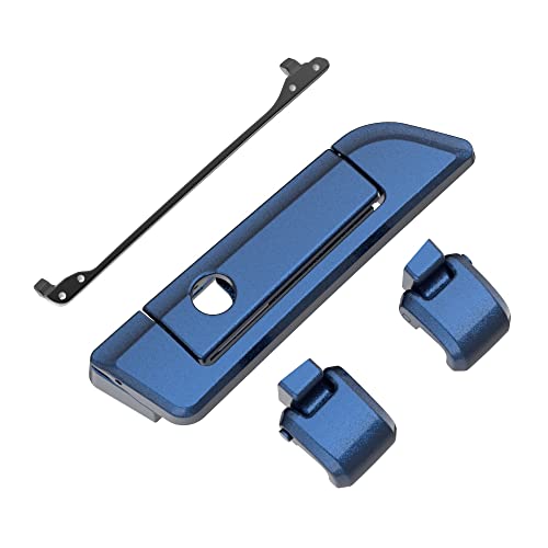 Moto Onfire Big Blue Pearl Tour Trunk Luggage Latches Hinges Fit for AB Harley Touring Razor Chopped King Tour Trunk Luggage - color: Big Blue Pearl