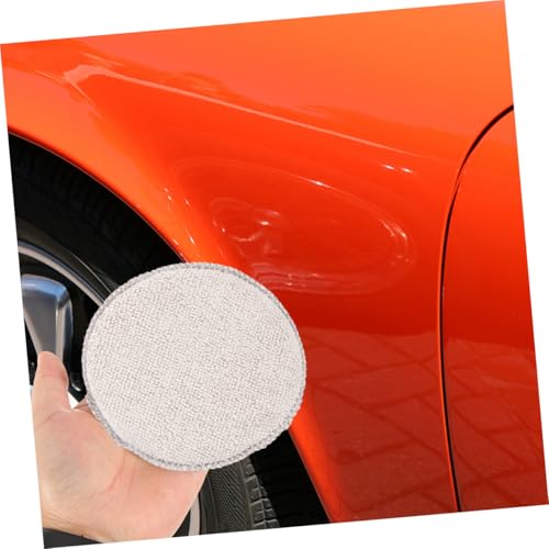 Healifty 4pcs Microfiber Car Wax Applicator Pads Soft Sponge for Vehicle Cleaning and Care for Cars Motorcycles and Scratch Lightweight Easy Storage