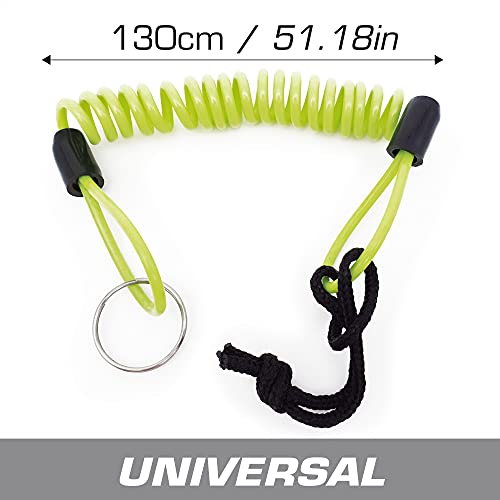 RADIKAL RKREM Premium Motorcycle Reminder Cable with Brake Ring for Disc Lock, More Adaptable More Visible, Anti Theft Disc Lock Reminder Cable for Motorcycle Lock, Helmet, Scooter, Bike, Scooter