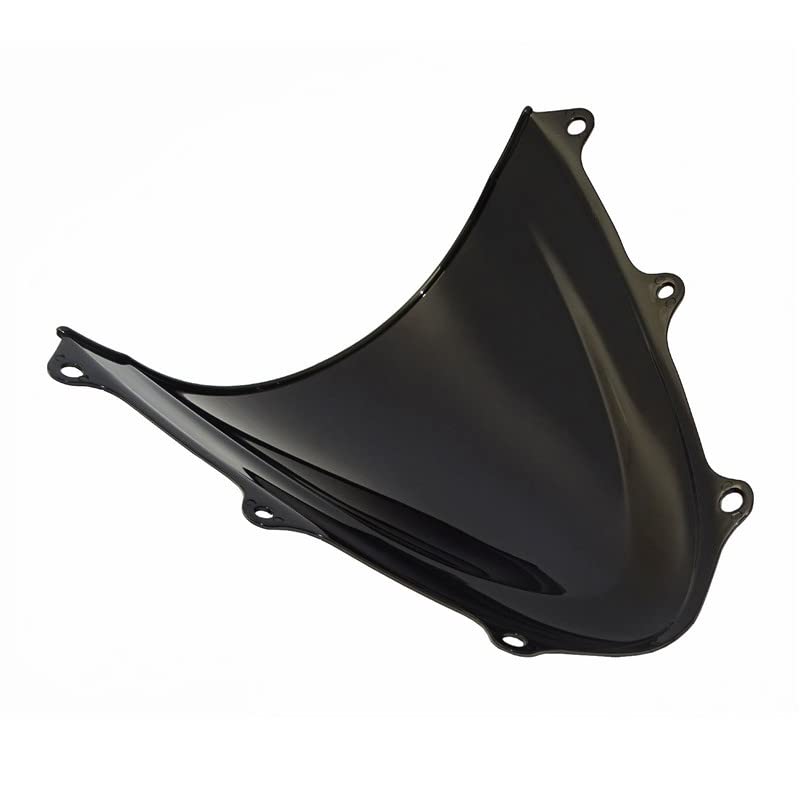 Windscreen Windshield Wind Deflector Shield Screen Visor Glass For Suzuki GSXR600 GSXR750 GSX-R 600 750 K11 2011 2012 2013 2014 2015 2016 2017 2018 2019 2020 2021 (Black) - color: Black