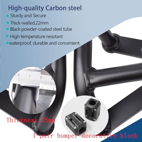 Motorcycle Crash Bar Engine Guard Frame Sliders Bumper Falling Protector,Engine Anti Falling Bar Compatible for HO&N&DA CB750 Hornet CB 750 Hornet Accessories 2022-2025