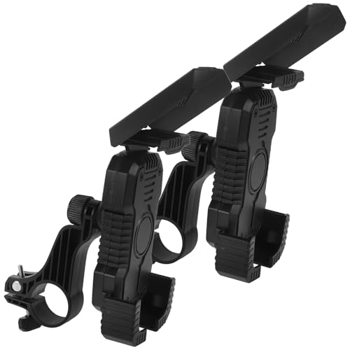 Cabilock 2pcs Motorcycle Handlebar Phone Mounts Anti-Shake Vibration Dampener Bike Cell Phone Holders for Electric Scooter and Bicycle Navigation Use