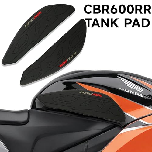 NIGHT CAT Fuel Tank Sticker,Gas Tank Pad for CBR 600RR 2007-2012,Motorcycle Fuel Tank Protector,Fuel Tank Side Traction pad,Anti Slip sticker(CBR600RR-07-12) - color: Cbr650 Rr