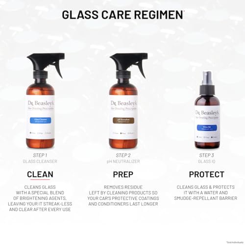 Dr. Beasley's Glass Cleanser for Autos - Extra Strength, pH Balanced, Cuts Through Messes, No Streaking or Residue, Enhanced Clarity, Fast Dry, 12 Fl Oz - size: 12 Fl Oz (Pack of 1)