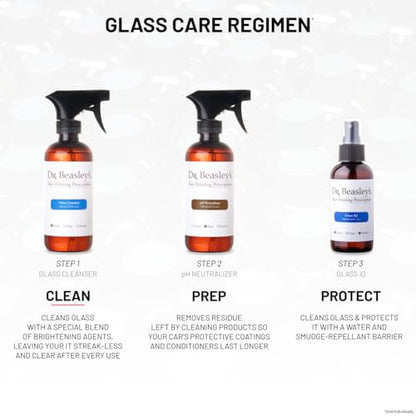 Dr. Beasley's Glass Cleanser - 1 Gallon. Safe on Windshields, Mirrors, and Windows, Streak-Free Formula, Quick Dry for Fast Results - size: 128 Fl Oz (Pack of 1)