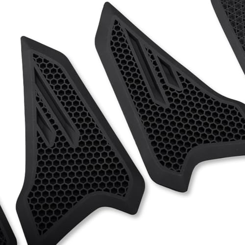 for CBR650R CB650R CBR CB 650R Motorcycle Fuel Tank Traction Pad Side Gas Knee Grip Protective Sticker Protector (for Honda Vehicle) (2019 Onwards), Black