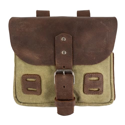 Hide & Drink, Survival Camping Pouch, Belt Loop, Rustic and Handy Tool Bag, Weather Resistant Outdoor Accessories, Traveling Essentials, Waxed Canvas, Handmade - color: Waxed Canvas