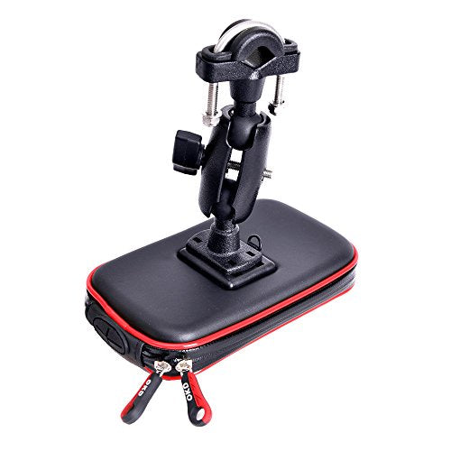 Motorbike Mount Holder,Waterproof Bicycle Mount GPS Holder Motorcycle Handlebar Phone Stand Universal Cradle for Smartphone Up to 4.7-5.2 Inch (XL(5.3" - 6.2")) - size: XL(5.3" - 6.2")