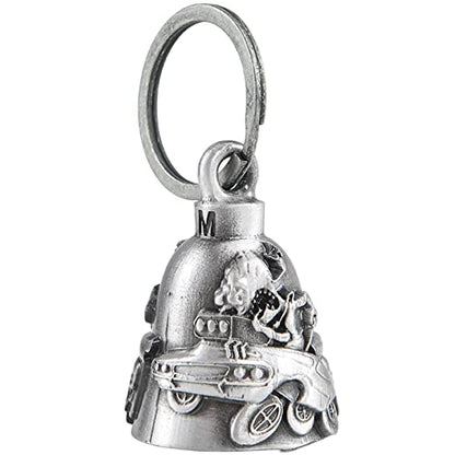 Dream Apparel Motorcycle Bell Guardian Angel Drive Away Gremlin, Biker Bell for Men Women Rider Riding, Good Luck Gift - color: Car