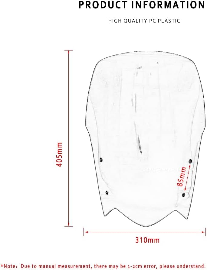 Willis For TENERE 700 XTZ 700 2018-2022 Motorcycle Accessories Windscreen Windshield Deflectors