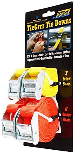 Levelok TGR-3K6 Tie Down Kit 4 Pack