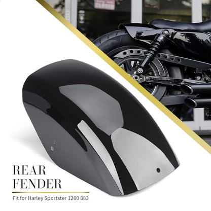 Motorcycle Rear Mudguard Splash Guard Fit For Harley Sportster XL883 XL1200 1986-2023