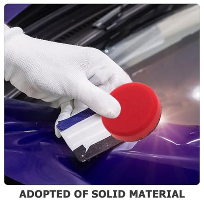 Amosfun Car Detailing Kit Waxing Polishing Sponge Hand Polishing Pad Buffer Polisher Pad for Cars Motorcycles Boats Home Furniture