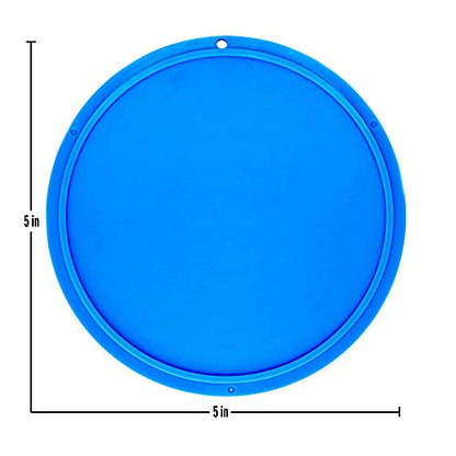 Motorcycle Kickstand Pad. Universal Fit. (Large) (Blue) - color: Blue