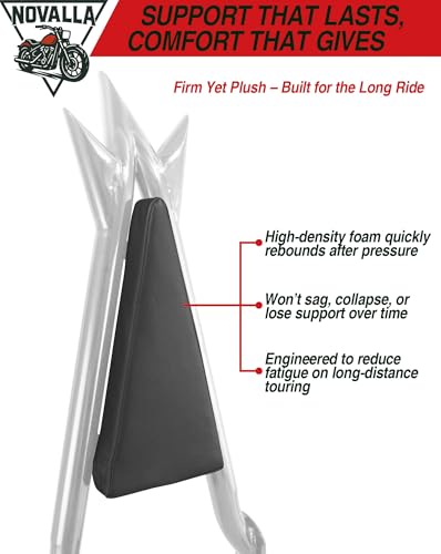 33” Tall Detachable Sissy Bar Backrest Pad Fit For Harley Davidson Softail Harley, Softail Models 2018-2025 Low Rider FXLR FXRST FXLRS FXLRST FLSB (C-NEW) - color: C-NEW