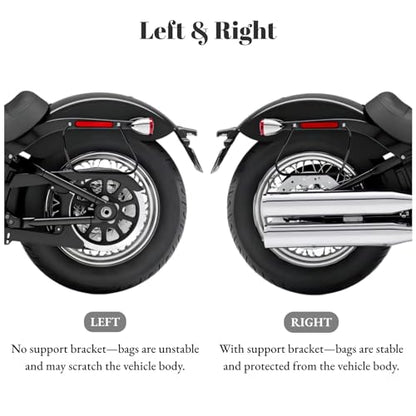 Saddlebag Support Bracket Mount Kit for Harley Softail Standard 2020-2025 / Slim 2018-2021 / Street Bob 2018-2025 - color: Softail 2018-2025