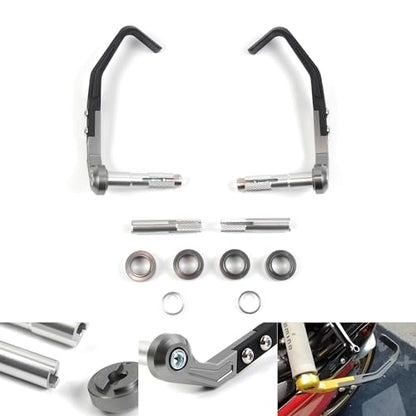 Arashi 7/8" 22mm Universal Motorcycle Handlebar Brake Clutch Lever Protector Hand Guards Handguards for CBR600RR CBR1000RR S1000RR YZF R1 R3 R6 R7 MT09 Ninja 250R 300 400 GSXR 1000 600 750 1300 Gray