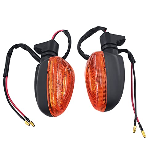 Road Passion 2 pcs Universal Motorcycle Rear Turn Signal Indicator Light Replacement for BMW K1200R SPORT 2007-2008/ K1200S 2005-2008/ K1300R 2009-2014/ K1300S 2009-2014
