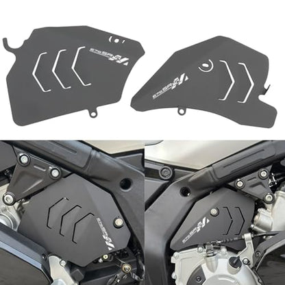 for CF Moto 675SS Motorcycle Engine Guard Protectors for CFMOTO 675SR 675NK 675SRS, CNC Aluminum, Black, Side Protection Shields, Bolt-On Installation, 2-Piece Set