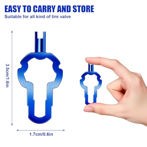 NEWHOOK 2 Pack 4-in-1 Presta Valve Core Removal Tool Multi Functional Bike Tire Valve Repair Tool for Schrader,Presta, Tubeless Bicycle Valve Stem Remover