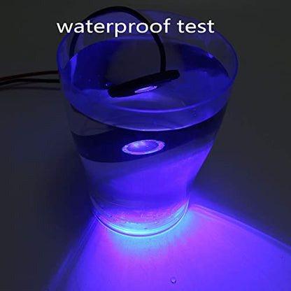 4Pods Rock Lights Blue Neon Underglow led Lamp for Car Trucks ATV UTV SUV Boat Underbody Glow Trail Rig Motorcycle Lights - color: Blue