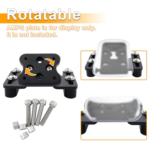 Motorcycle GPS Mount Bracket Phone Navigation Holder Fit for Husqvarna TC/TE/FC/FE/TX/FX 125-501, Compatible with Garmin/Tomtom Mount (AMPS Hole)