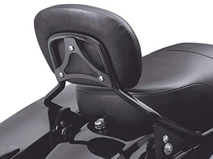 Low Short Gloss Black Detachable Sissy Bar Quick Release Backrest Upright With Passenger Pad & Bracket Harley Davidson Touring Street Glide Road King CVO Ultra Electra # 54248-09A 51579-05A 2009-2025