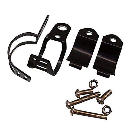 1pair Metal Motorcycle Modified Turn Signal Light Indicator Mount Bracket Clamp 30-45mm - color: Black