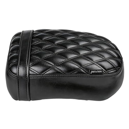 Motorcycle Passenger Comfort Seat Fit for CMX1100 Rebel 1100/DCT/SE 2021-2026, Leather Rear Saddle Back Cushion Pillion Pad, Black Stitching - color: Rear - Black-A