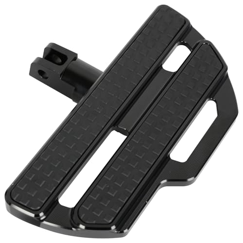 Motorcycle CNC Aluminum Rider Footboard, Adjustable Front Footrests Highway Pegs Compatible with Honda Gold Wing GL1800/Goldwing GL1800 F6B 2001-2024 Black - color: Black