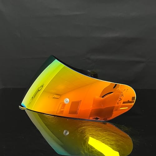 HJ-17 Helmet Visor Replacement,UV Protective Helmet Face Shield Compatible with CL-MAX II,IS-MAX BT,SY-MAX III,IS-MAX II,CL-MAX 3,C90,C91,C91N(Revo Deep Red-Day Use Only) - color: Revo Deep Red-day Use Only