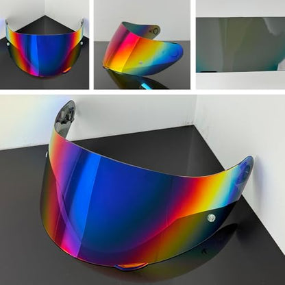 902 Helmet Visor Replacement,Motorcycle Helmet Face Shield for ILM 902,902L,902BT (Revo Gradient Blue-Day Use Only) - color: Revo Gradient Blue-day Use Only